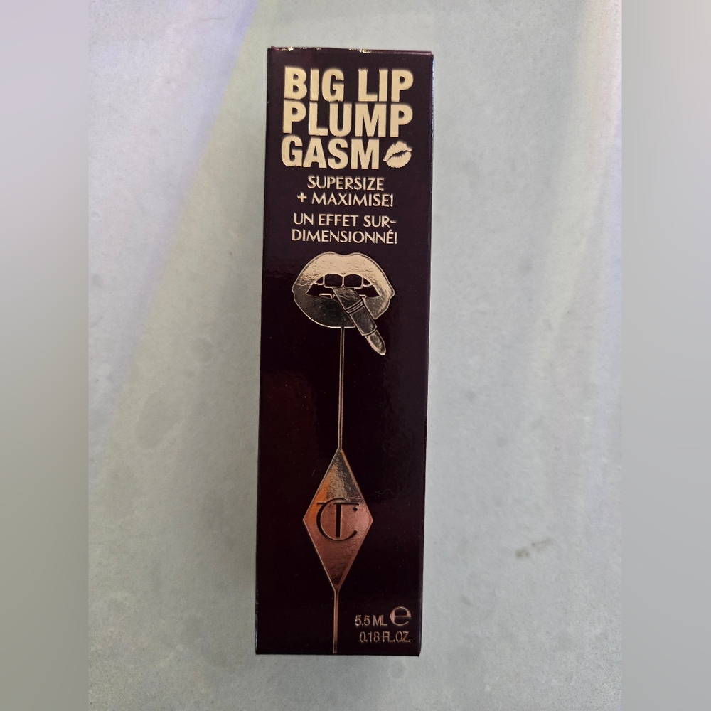 Charlotte Tilbury Big Lip Plumpgasm In Nudegasm Diamonds